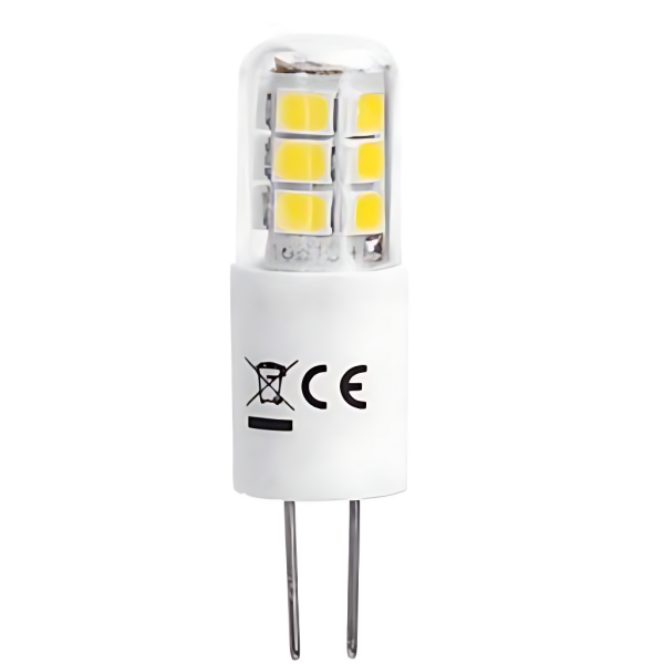 Λάμπα LED G4 2W 12V Aigostar – Ψυχρό Λευκό 6500K, 250lm, Διπλού Ακροδέκτη, IP20