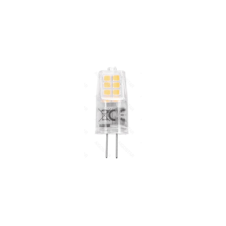 Λάμπα LED G4 2W 12V Aigostar – Ζεστό Λευκό 3000K, 200lm, Διπλού Ακροδέκτη, IP20