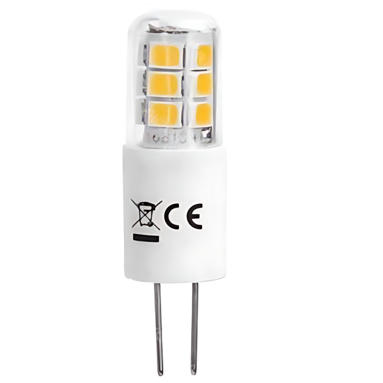 Λάμπα LED G4 2W 12V Aigostar – Ζεστό Λευκό 3000K, 250lm, Διπλού Ακροδέκτη, IP20
