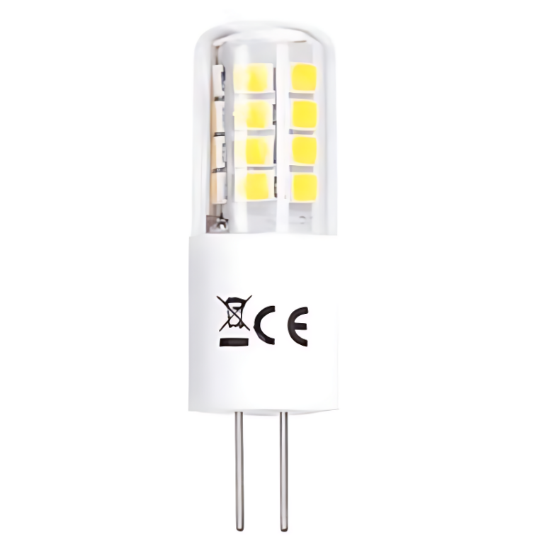 Λάμπα LED G4 3W 12V Aigostar – Ψυχρό Λευκό 6500K, 360lm, Διπλού Ακροδέκτη, IP20