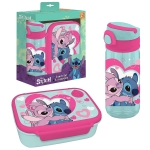 Σχολικό Σετ 3τμχ Lilo & Stitch – Τσάντα Τρόλεϊ Νηπίου 29cm, Παγούρι 500ml, Φαγητοδοχείο 800ml