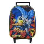 Σχολικό Σετ 3τμχ Batman – Τσάντα Τρόλεϊ Νηπίου 28cm, Δοχείο Φαγητού 18x13.5x5.5cm, Κασετίνα Βαρελάκι