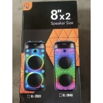 Ηχείο Bluetooth Με Φωτισμό LED 2x8'' QL-2839