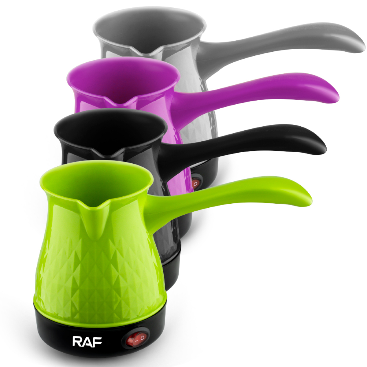 Ηλεκτρικό μπρίκι 600W με χωρητικότητα 500ml Raf R.126 - γκρι - Image 2