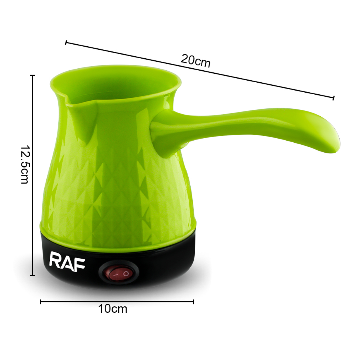 Ηλεκτρικό μπρίκι 600W με χωρητικότητα 500ml Raf R.126 - γκρι - Image 4