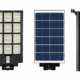 Ηλιακός προβολέας LED με πάνελ 1000W - Solar Street Light - μαύρο