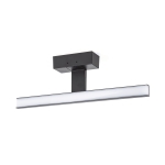 Aigostar LED Φωτιστικό Καθρέφτη 8W – 870lm, 4000K, IP44, Τοίχου - Μαύρο/Ασημί