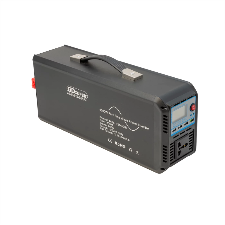 Inverter Καθαρού Ημιτόνου με Οθόνη LCD 24V σε 220V 4500W FSA4500H