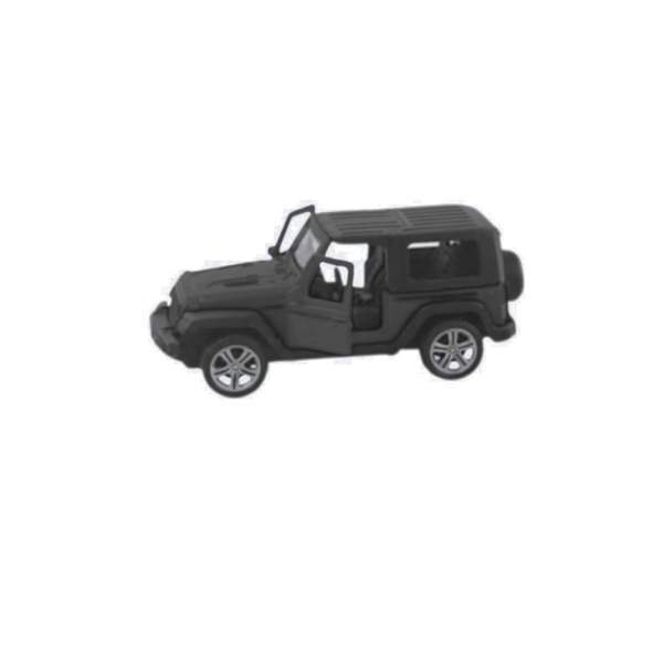 Jeep Wrangler 1:28 Μεταλλικό Pullback Μαύρο 15εκ – LMI-D2806-1