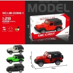 Jeep Wrangler 1:28 Μεταλλικό Pullback Πράσινο 15εκ – LMI-D2806-1