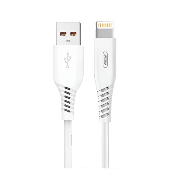 Καλώδιο Δεδομένων & Φόρτισης USB Σε Lightning 3A Λευκό Andowl Q-SJ7D
