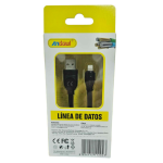 Καλώδιο Δεδομένων USB σε Lightning 3A 1m Μαύρο Andowl Q-SJ122B
