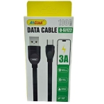 Καλώδιο Δεδομένων USB σε Type-C 3A 1m Μαύρο Andowl Q-SJ122