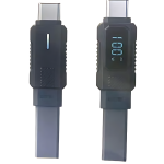 Καλώδιο Δεδομένων USB Type-C 100W Με Ψηφιακή Ένδειξη Ισχύος Andowl Q-SJ166
