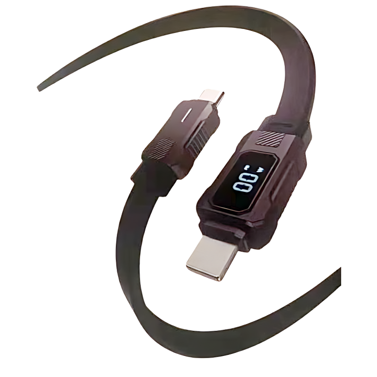 Καλώδιο Δεδομένων USB Type-C Με Ψηφιακή Ένδειξη Ισχύος 30W Andowl Q-SJ07