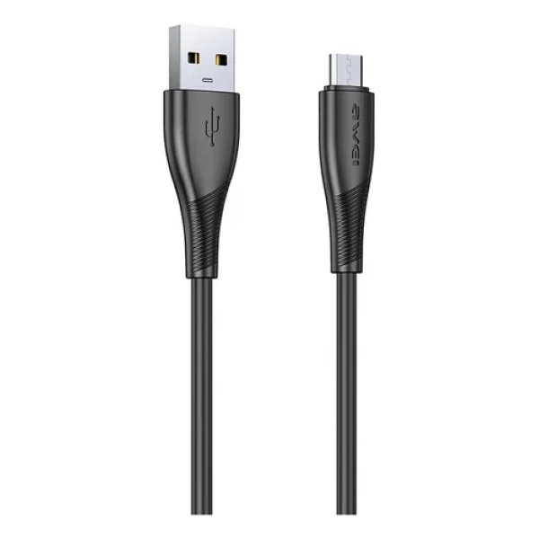 Καλώδιο Ταχείας Φόρτισης USB Σε Micro USB 2.4A 100cm Awei CL-182M