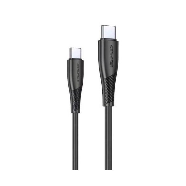 Καλώδιο Type-C σε Type-C Μαύρο 60W 2m Awei CL-193C