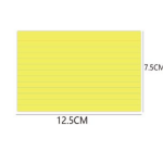 Κάρτες Σημειώσεων Πολύχρωμες 75x125mm 100 Φύλλων Motarro MU235-6