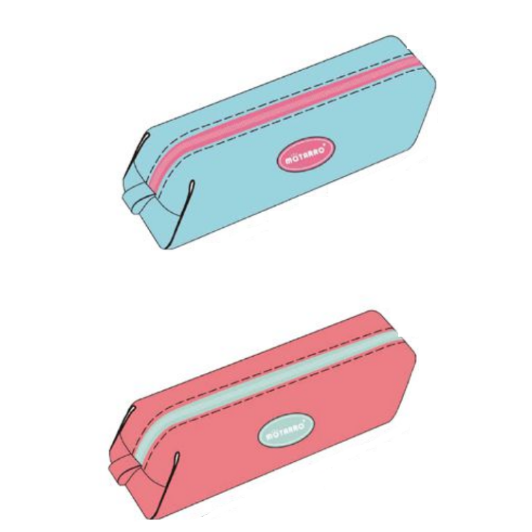 Κασετίνα 22x5x5cm δίχρωμη Motarro MX040