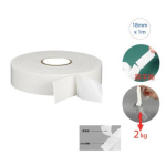 Κολλητική Ταινία Σελοτέιπ Διπλής Όψης 18mm x 1m 2τμχ Motarro MT009-1