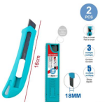 Κοπίδι 16cm Με Ανταλλακτικές Λεπίδες 18mm 2 Τεμάχια Motarro MI016-5
