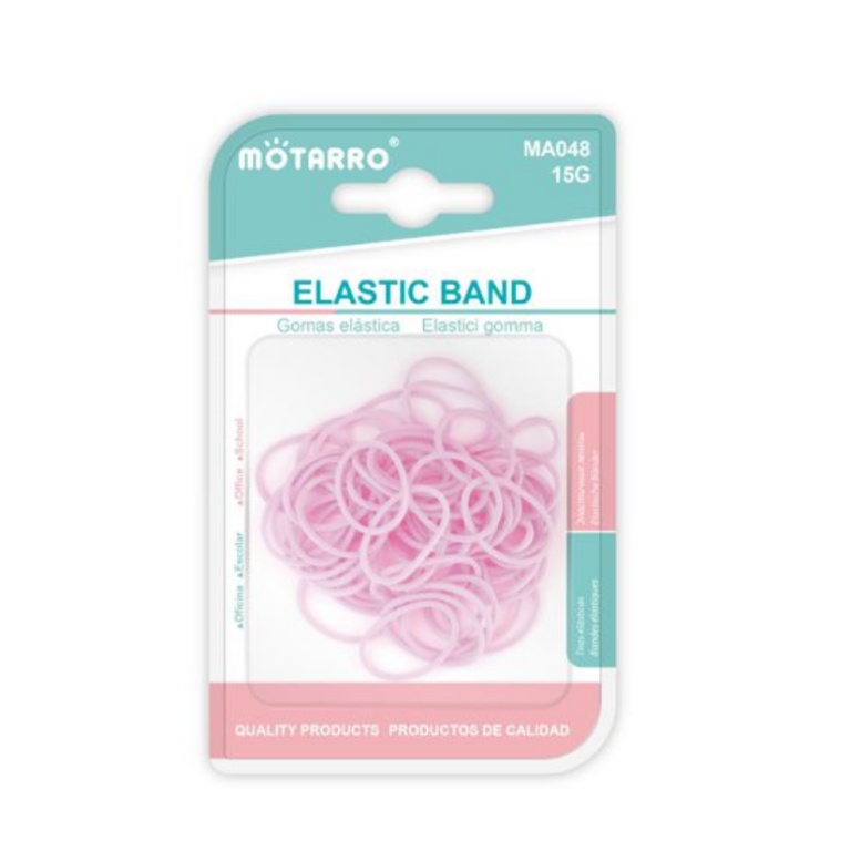 Λαστιχάκια Ροζ 28mm 15g Motarro MA048