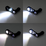 LED Επαναφορτιζόμενος Αδιάβροχος Φακός Κεφαλής 6 Λειτουργιών Περιστρεφόμενος 180° 4000LM Φυσικό/Ψυχρό Λευκό K5309