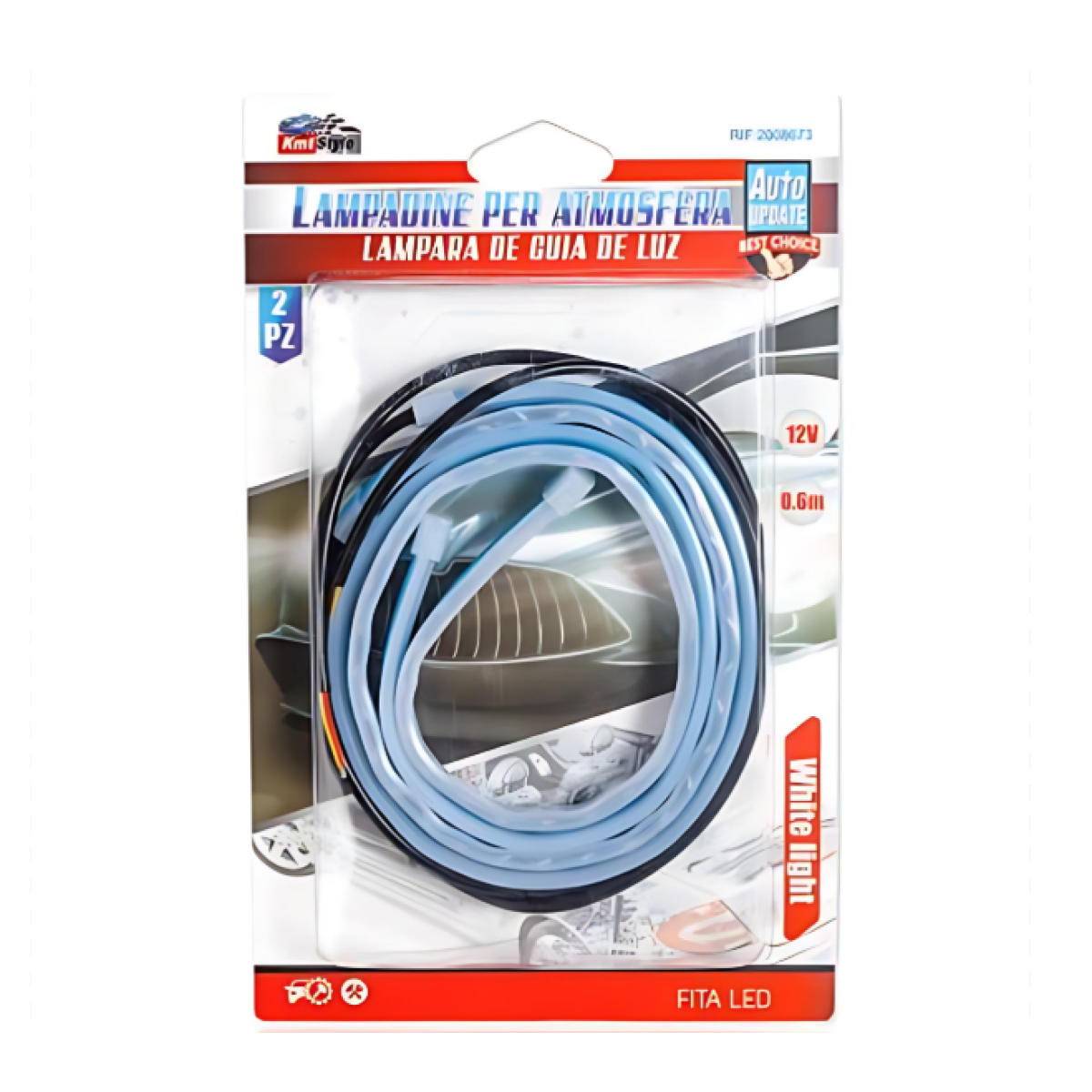 Λωρίδα LED φωτισμού για διακόσμηση αυτοκινήτου 60cm 12V 2008673 2τμχ - Image 3