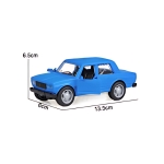 Μεταλλικό Αυτοκινητάκι Lada Pull Back με Πόρτες που Ανοίγουν 1:32– Μαύρο