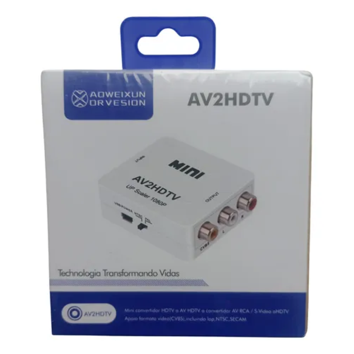 Μετατροπέας AV Σε HDMI Mini 1080P Aoweixun AWX-AV2HD