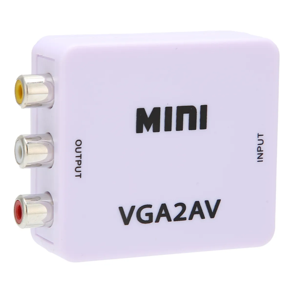Μετατροπέας AV σε VGA με Ήχο Mini AV2VGA Aoweixun