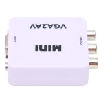 Μετατροπέας AV σε VGA με Ήχο Mini AV2VGA Aoweixun