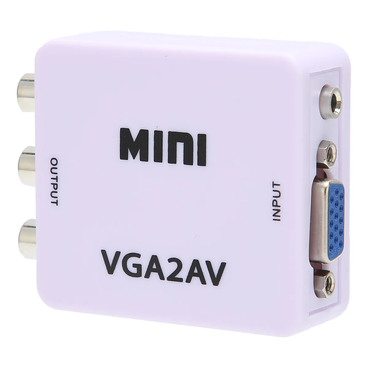 Μετατροπέας AV σε VGA με Ήχο Mini AV2VGA Aoweixun