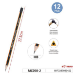 Μολύβια HB Με Γόμα 12τμχ Motarro MC050-2