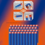 Nerf Εκτοξευτής Soft Bullet Super Gun με Σφαίρες & Στόχο
