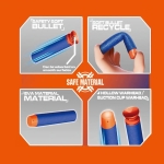 Nerf Εκτοξευτής Soft Bullet Super Gun με Σφαίρες & Στόχο