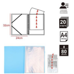 Ντοσιέ A4 Με 20 Διαφανείς Θήκες Motarro MQ012-2