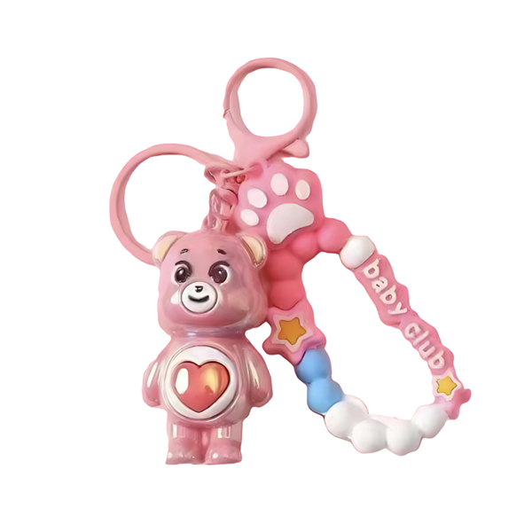 Παιδικό μπρελόκ αρκουδάκι - ροζ