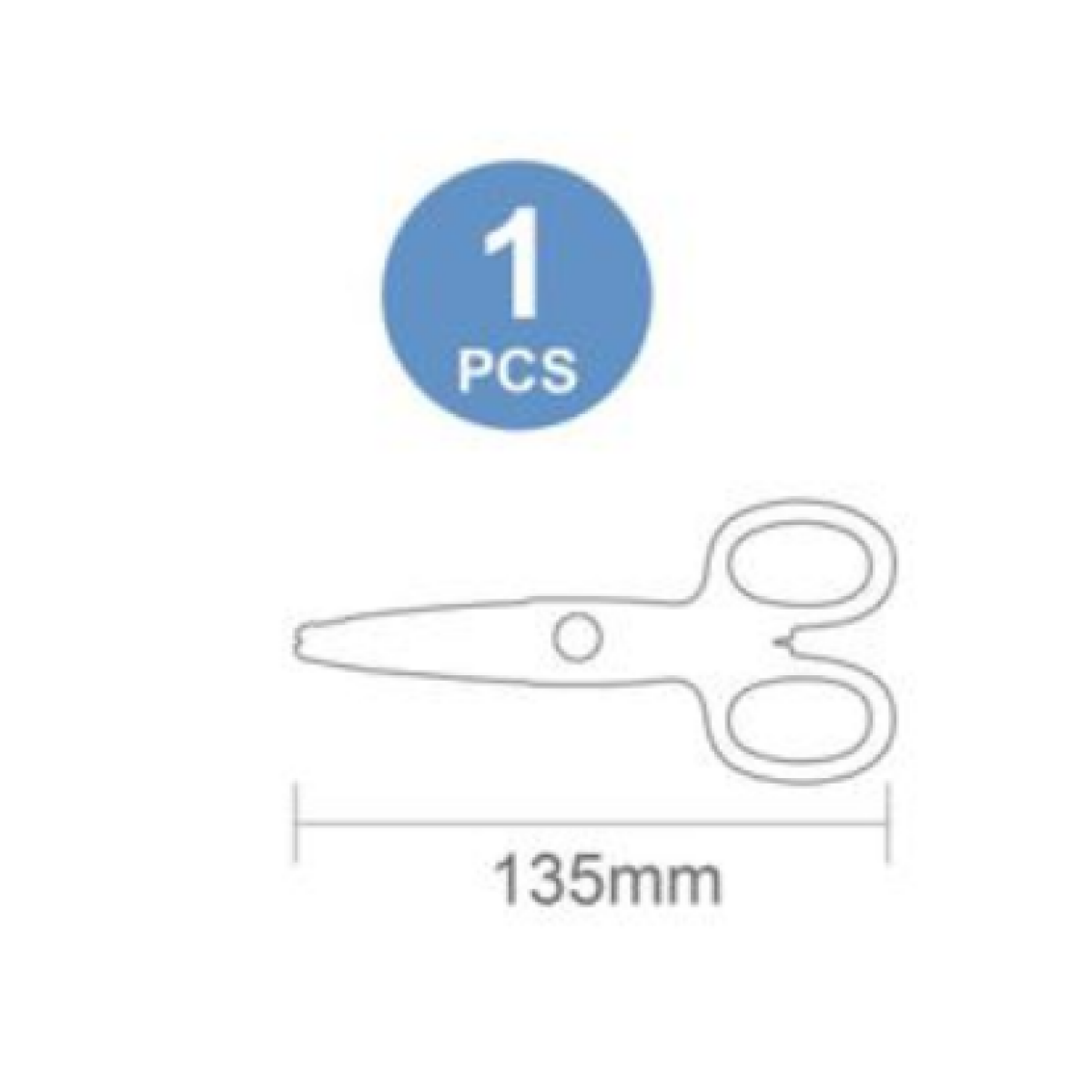 Παιδικό Ψαλίδι Χειροτεχνίας 13.5cm Motarro MI019-9