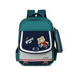 Παιδικό σακίδιο πλάτης με θήκες 43x33cm πράσινο 905