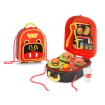 Παιδικό τσαντάκι με burgers 15τμχ - κόκκινο