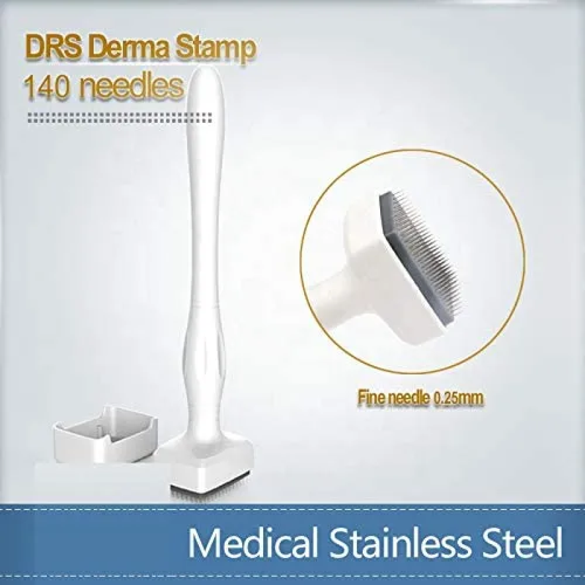 Περιποίηση δέρματος - Derma Roller Stamp - DRS140 λευκό - Image 5
