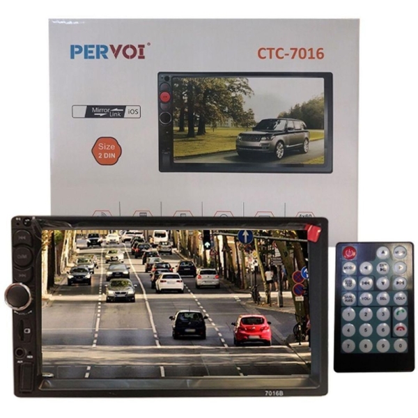 Pervoi Multimedia Ηχοσύστημα Αυτοκινήτου 2DIN Universal (Bluetooth/USB/WiFi) με Οθόνη 7″ CTC-7016