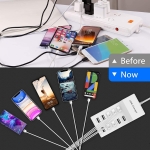 Πολυφορτιστής USB PD + Type-C 10 Θυρών 72W Aoweixun