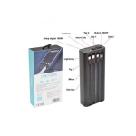 Power Bank 20000mAh με 2 Θύρες USB-A και Θύρα USB-C Treqa TR-967 Μαύρο - Image 4