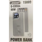 Power Bank Γρήγορης Φόρτισης 66W 15000mAh Με Ένδειξη Οθόνης Andowl Q-CD554