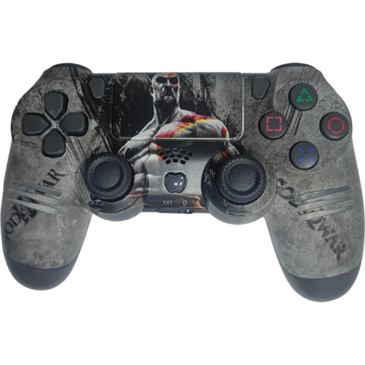 Doubleshock Ασύρματο Gamepad για PS4 God Of War – Εργονομικός Σχεδιασμός & Δόνηση - Γκρι