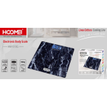 Ψηφιακή Ζυγαριά Μπάνιου Μαύρο Μάρμαρο Hoomei HM-1515G