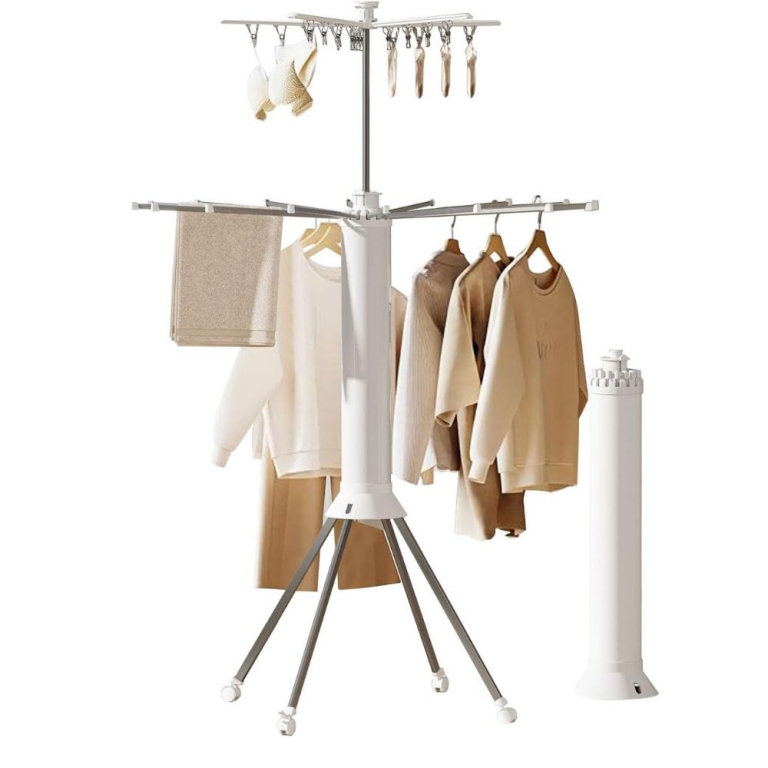 Πτυσσόμενη Απλώστρα – Κρεμάστρα Ρούχων 2 Επιπέδων