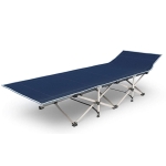 Πτυσσόμενη Ξαπλώστρα Παραλίας Μπλε Μεταλλική FA-520